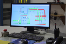Automation and SCADA for conveyor transport system